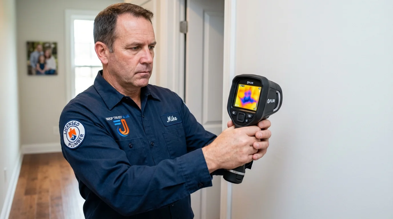 Thermal imaging leak detection by Johns Plumbing LLC in Melbourne